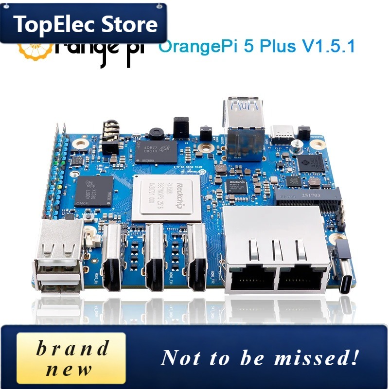 Rk3588 Mini Pc Board - TopElec Orange Pi5 Plus 16 ГБ,